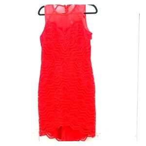 NWT: Adelyn Rae “Flame” Cocktail Lace Dress